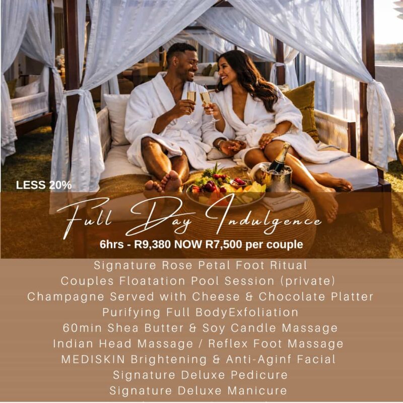 Full Day Indulgence - Couples Massage Package (Voucher)
